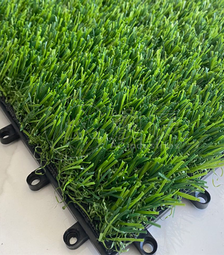 ACG170203 Artificial grass Interlocking Deck Tile