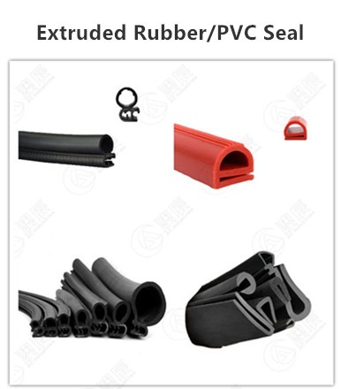 Extruded Rubber Seal With Or Without Metal Insert