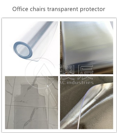 Office chairs transparent protector