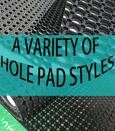 VARIOUS STYLES OF HOLE PAD