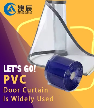 PVC door curtain is widely used