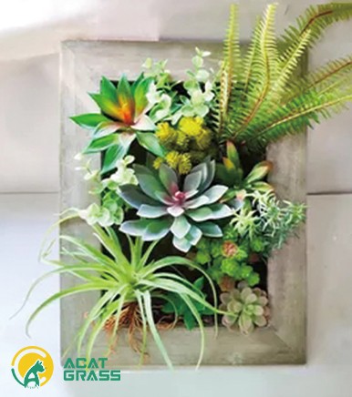 Personalized customization to create a unique decorative effect: artificial plant wall