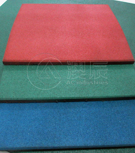 square rubber tile