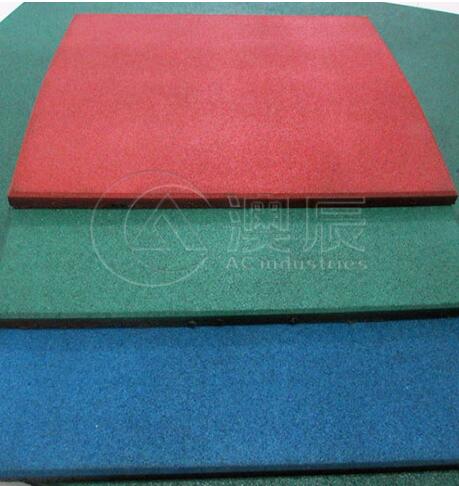 square rubber tile