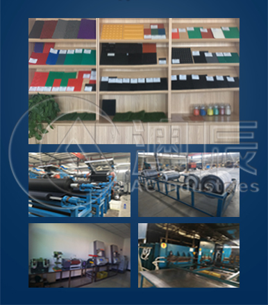 Industrial rubber sheet for factory