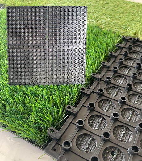 ACG170203 Artificial grass Interlocking Deck Tile