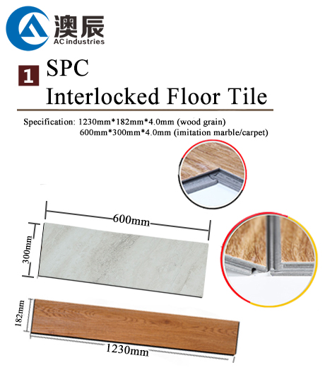 PVC flooring for easy DIY installation over existing hardsurface flooring